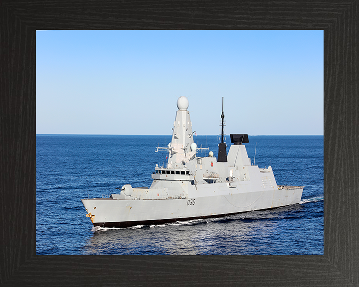 HMS Defender D36 Royal Navy Type 45 Destroyer Photo Print or Framed Photo Print - Hampshire Prints