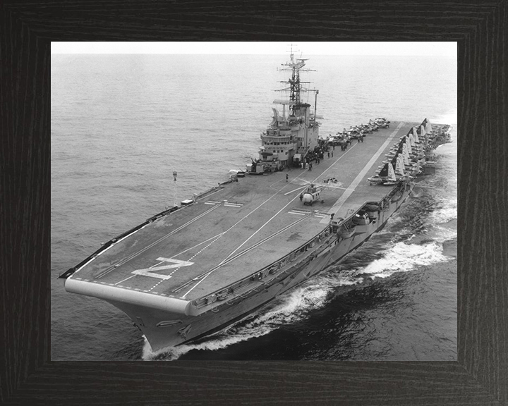 HMS Albion R07 Royal Navy Centaur class light fleet carrier Photo Print or Framed Print - Hampshire Prints