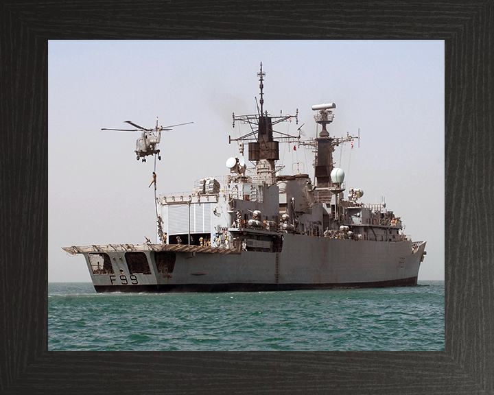 HMS Cornwall F99 Royal Navy Type 22 Frigate Photo Print or Framed Photo Print - Hampshire Prints