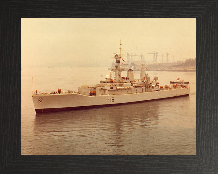 HMS Euryalus F15 Royal Navy Leander Class Frigate Photo Print or Framed Print - Hampshire Prints