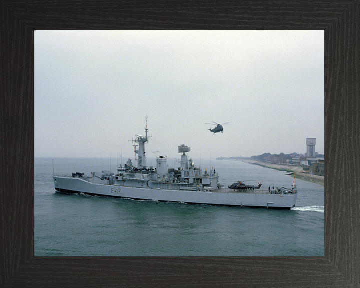 HMS Danae F47 Royal Navy Leander Class Frigate Photo Print or Framed Print - Hampshire Prints