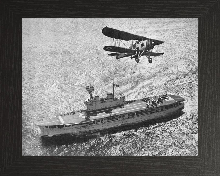 HMS Eagle (1918) Royal Navy aircraft carrier Photo Print or Framed Print - Hampshire Prints