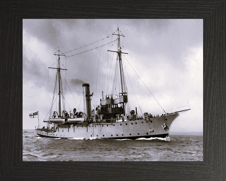 HMS Adamant (1911) Royal Navy submarine depot ship Photo Print or Framed Print - Hampshire Prints