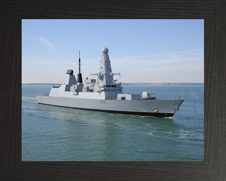 HMS Defender D36 Royal Navy Type 45 Destroyer Photo Print or Framed Photo Print - Hampshire Prints