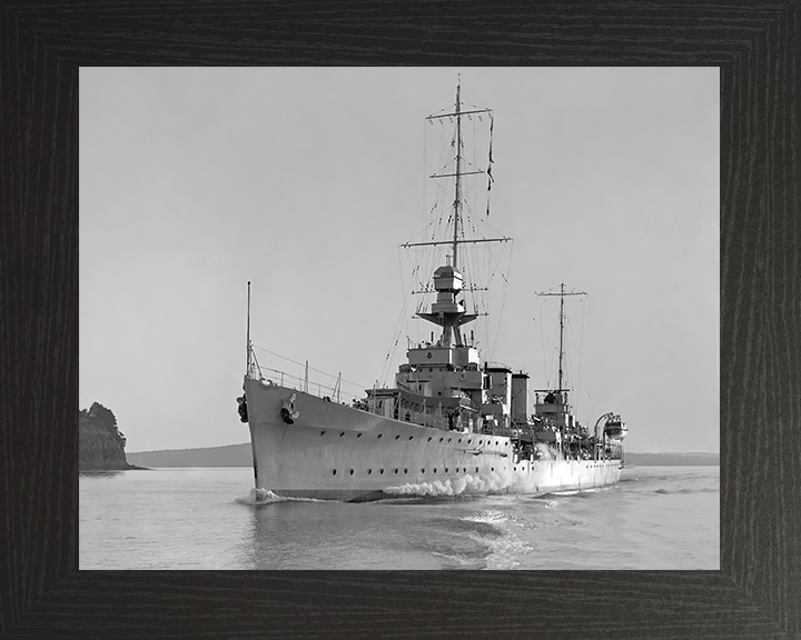 HMS Dunedin Royal Navy Danae class cruiser Photo Print or Framed Photo Print - Hampshire Prints