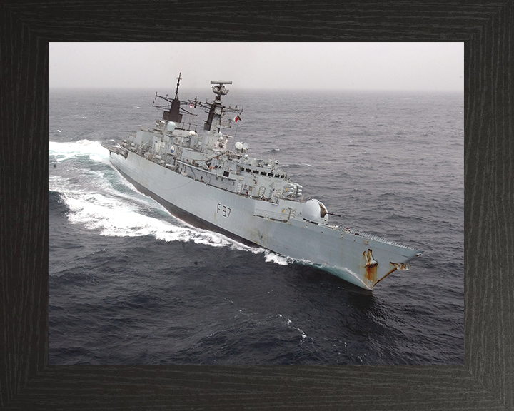 HMS Chatham F87 Royal Navy Type 22 Frigate Photo Print or Framed Print - Hampshire Prints