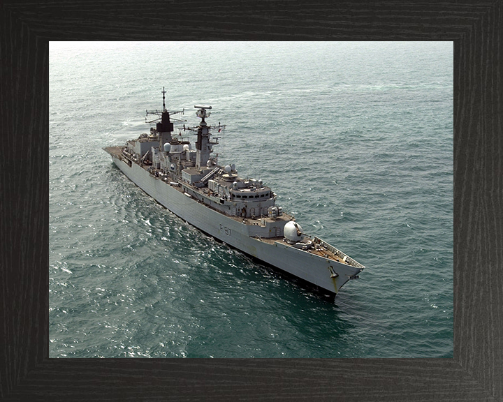 HMS Chatham F87 Royal Navy Type 22 Frigate Photo Print or Framed Print - Hampshire Prints