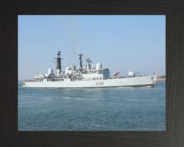 HMS Cardiff D108 Royal Navy Type 42 destroyer Photo Print or Framed Print - Hampshire Prints