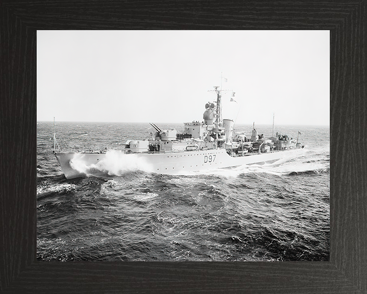 HMS Corunna D97 Royal Navy Battle class destroyer Photo Print or Framed Print - Hampshire Prints