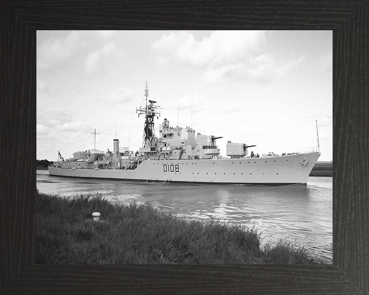 HMS Dainty D108 Royal Navy Daring class destroyer Photo Print or Framed Print - Hampshire Prints