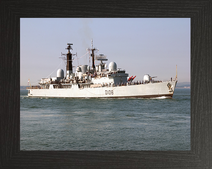 HMS Cardiff D108 Royal Navy Type 42 destroyer Photo Print or Framed Print - Hampshire Prints