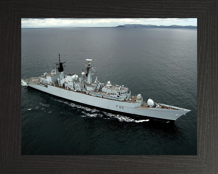 HMS Campbeltown F86 Royal Navy Type 22 Frigate Photo Print or Framed Photo Print - Hampshire Prints