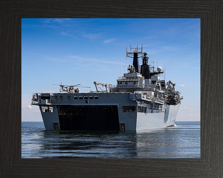 HMS Albion L14 Royal Navy Albion Class amphibious ship Photo Print or Framed Print - Hampshire Prints