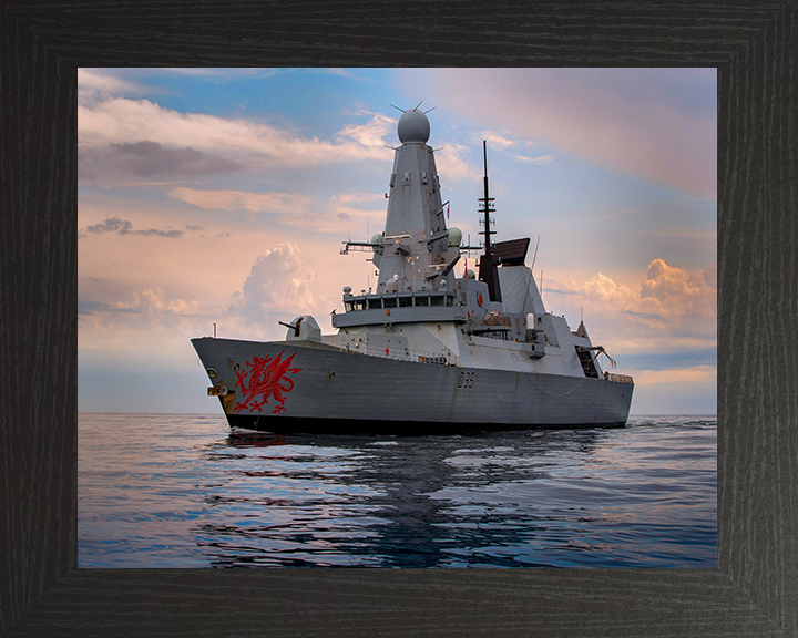 HMS Dragon D35 Royal Navy type 45 Destroyer Photo Print or Framed Print - Hampshire Prints