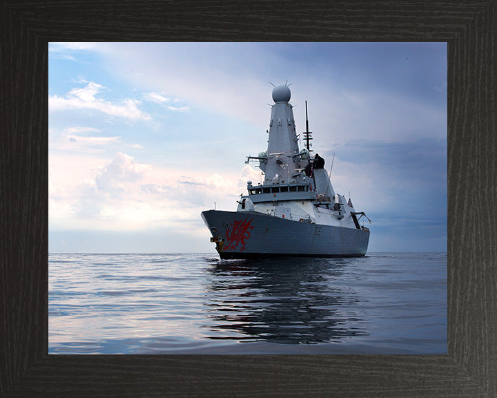 HMS Dragon D35 Royal Navy Type 45 Destroyer Photo Print or Framed Print - Hampshire Prints