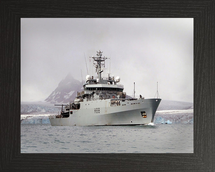 HMS Enterprise H88 | Photo Print | Framed Print | Hydrographic Survey Vessel | Royal Navy - Hampshire Prints