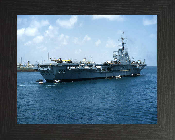 HMS Centaur R06 Royal Navy Centaur class light fleet carrier Photo Print or Framed Print - Hampshire Prints