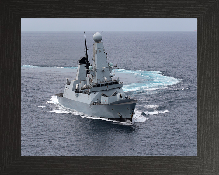 HMS Daring D32 Royal Navy type 45 Destroyer Photo Print or Framed Print - Hampshire Prints