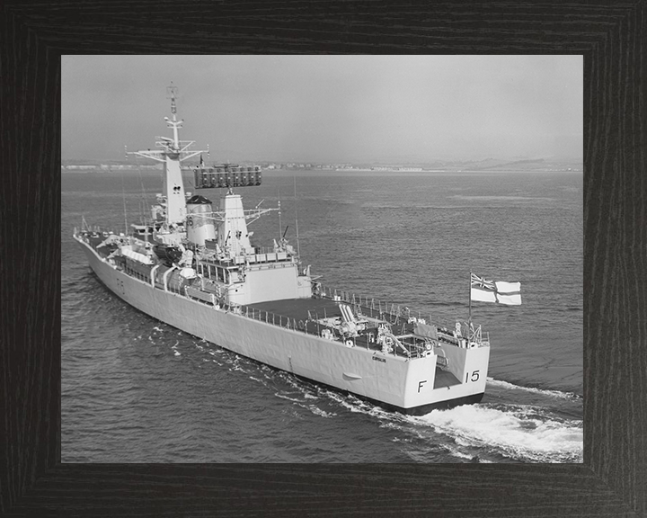 HMS Euryalus F15 Royal Navy Leander Class Frigate Photo Print or Framed Print - Hampshire Prints