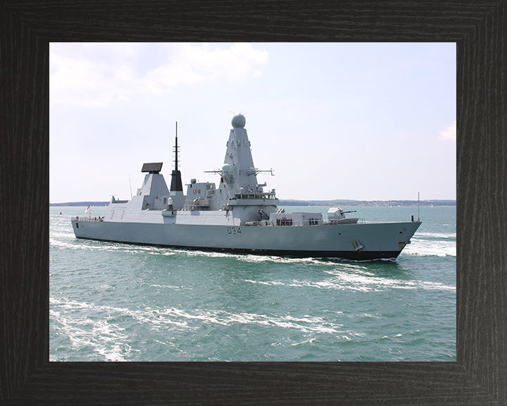 HMS Diamond D34 Royal Navy Type 45 Destroyer Photo Print or Framed Print - Hampshire Prints