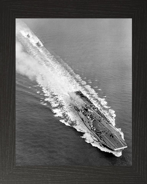 HMS Eagle R05 Royal Navy Audacious class aircraft carrier Photo Print or Framed Print - Hampshire Prints