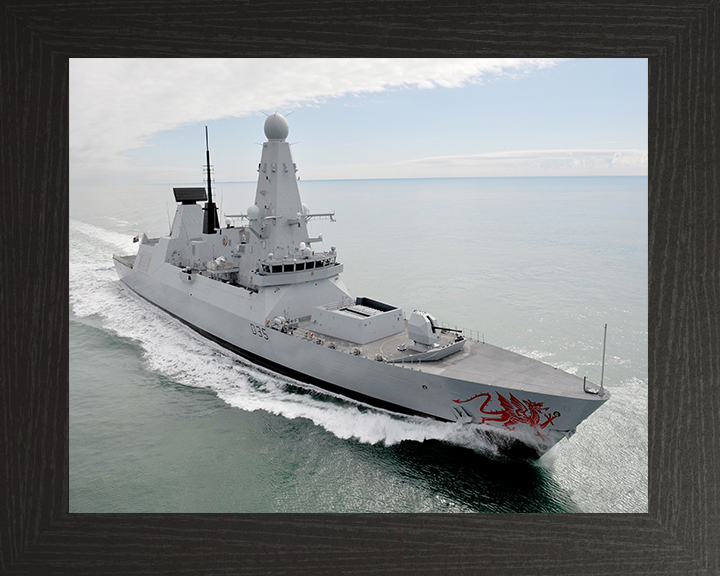 HMS Dragon D35 Royal Navy Type 45 Destroyer Photo Print or Framed Print - Hampshire Prints