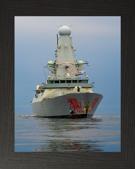 HMS Dragon D35 Royal Navy type 45 Destroyer Photo Print or Framed Print - Hampshire Prints