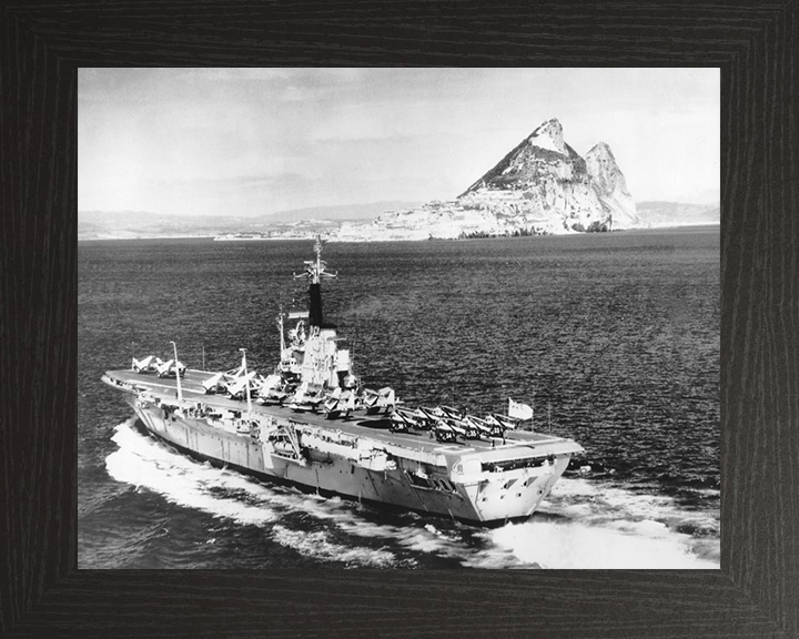 HMS Centaur R06 Royal Navy Centaur class light fleet carrier Photo Print or Framed Print - Hampshire Prints