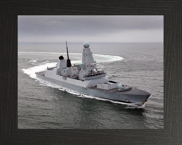 HMS Diamond D34 Royal Navy Type 45 Destroyer Photo Print or Framed Print - Hampshire Prints