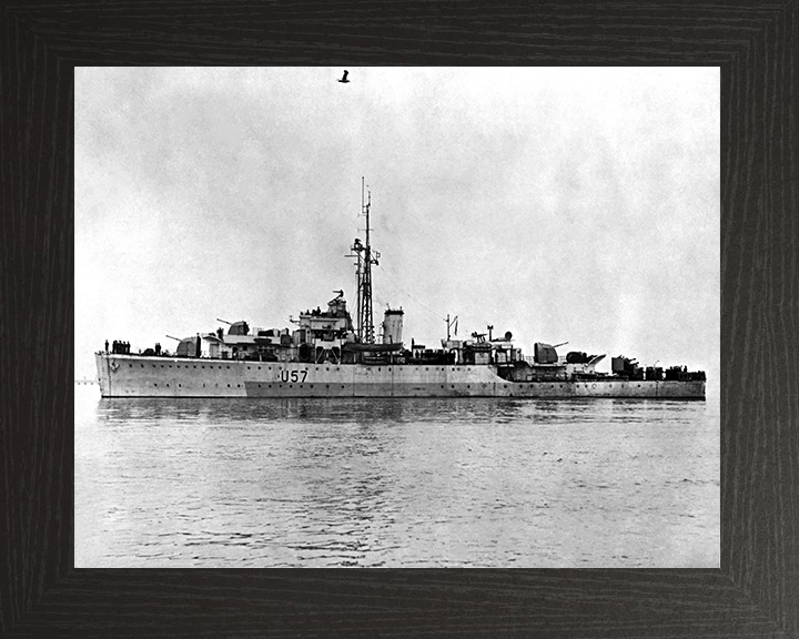 HMS Black Swan U57 (L57) Royal Navy Black Swan Class sloop Photo Print or Framed Print - Hampshire Prints