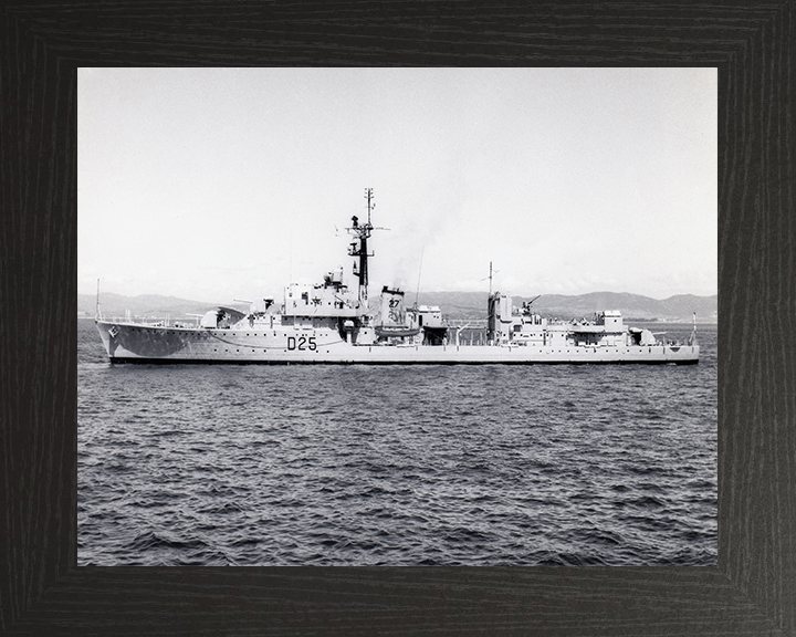 HMS Carysfort D25 (R25) Royal Navy C class destroyer Photo Print or Framed Print - Hampshire Prints