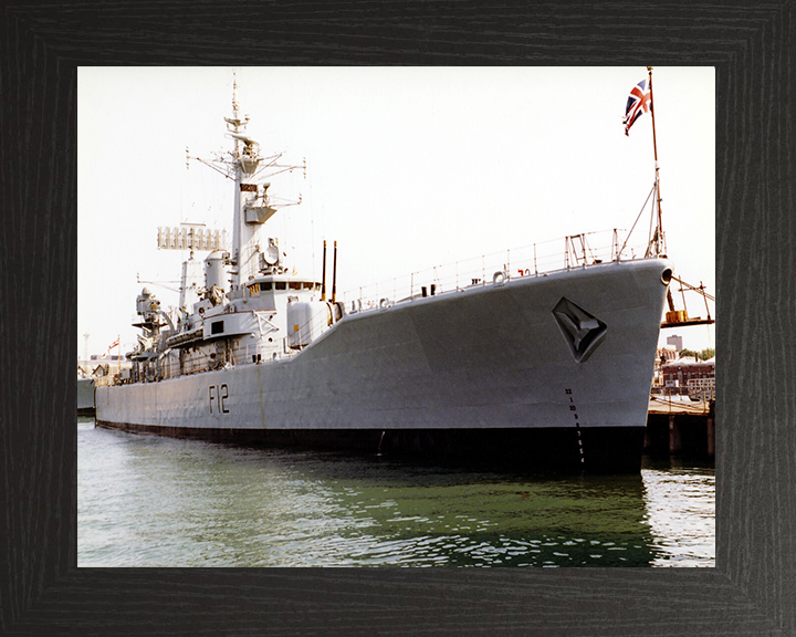 HMS Achilles F12 Royal Navy Leander Class Frigate Photo Print or Framed Print - Hampshire Prints