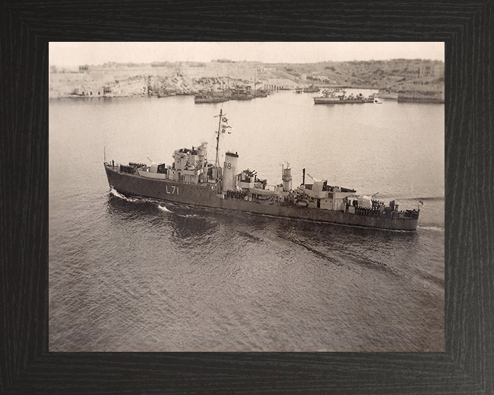 HMS Calpe L71 Royal Navy Hunt class destroyer Photo Print or Framed Print - Hampshire Prints