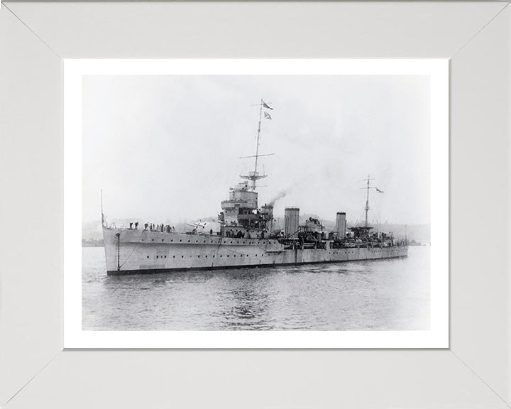 HMS Enterprise D52 Royal Navy Emerald class light cruiser Photo Print or Framed Photo Print - Hampshire Prints
