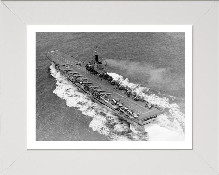 HMS Centaur R06 Royal Navy Centaur class light fleet carrier Photo Print or Framed Print - Hampshire Prints