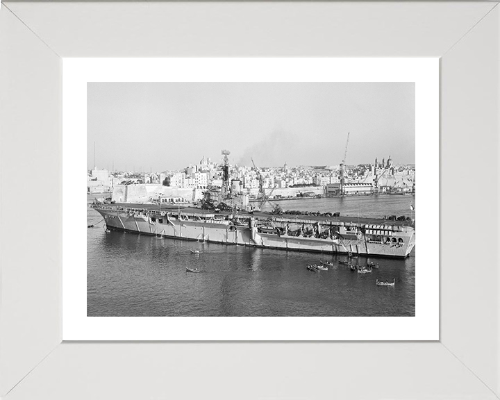 HMS Albion R07 Royal Navy Centaur class light fleet carrier Photo Print or Framed Print - Hampshire Prints