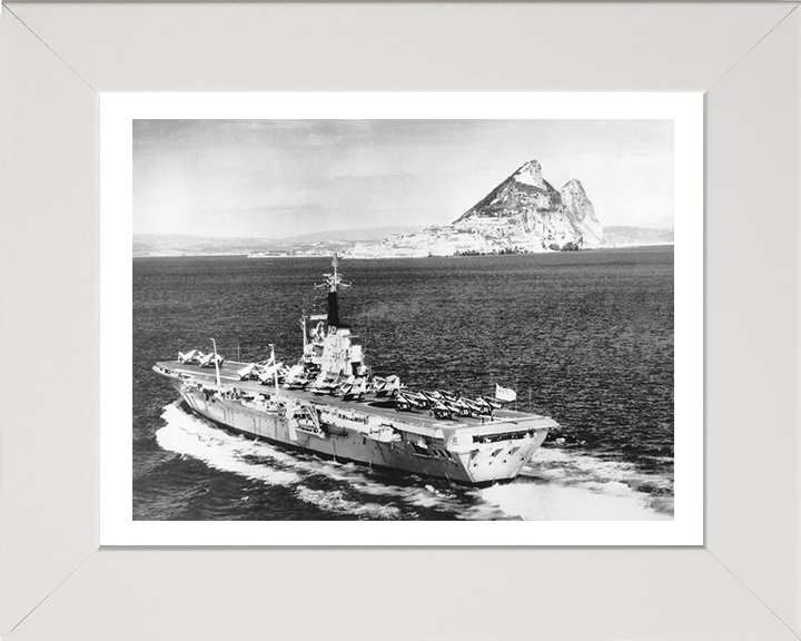 HMS Centaur R06 Royal Navy Centaur class light fleet carrier Photo Print or Framed Print - Hampshire Prints