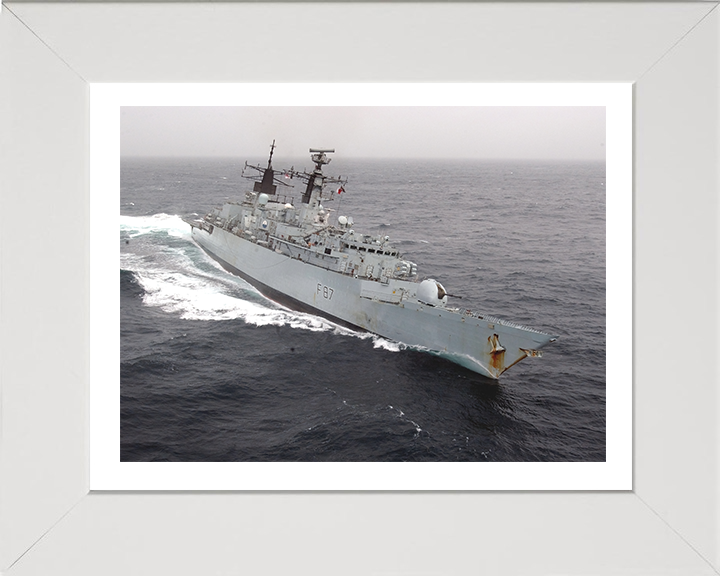 HMS Chatham F87 Royal Navy Type 22 Frigate Photo Print or Framed Print - Hampshire Prints