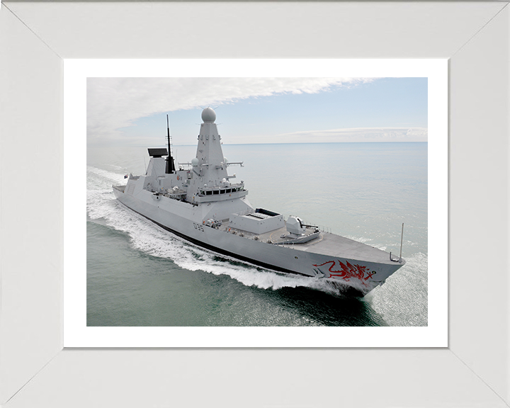 HMS Dragon D35 Royal Navy Type 45 Destroyer Photo Print or Framed Print - Hampshire Prints