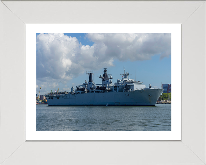 HMS Albion L14 Royal Navy Albion Class amphibious ship Photo Print or Framed Print - Hampshire Prints