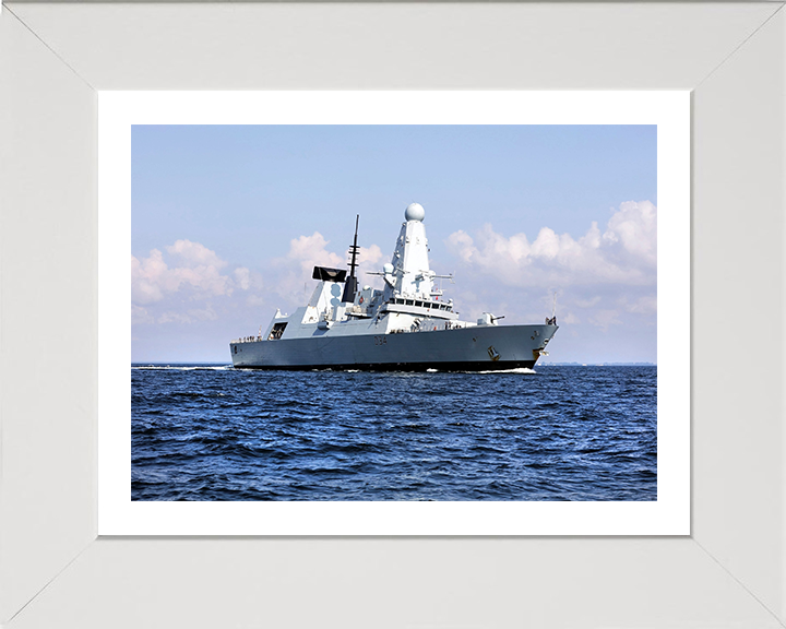 HMS Diamond D34 Royal Navy Type 45 Destroyer Photo Print or Framed Print - Hampshire Prints