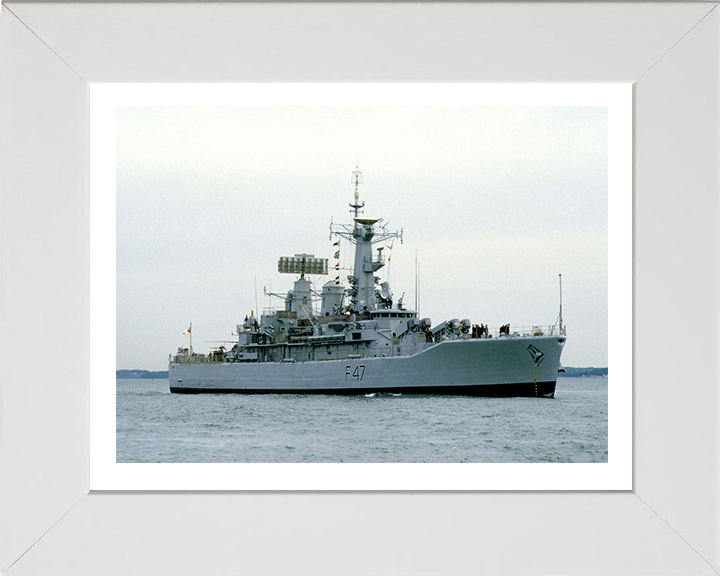 HMS Danae F47 Royal Navy Leander Class Frigate Photo Print or Framed Print - Hampshire Prints