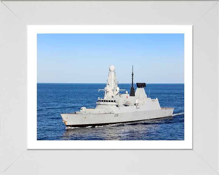 HMS Defender D36 Royal Navy Type 45 Destroyer Photo Print or Framed Photo Print - Hampshire Prints