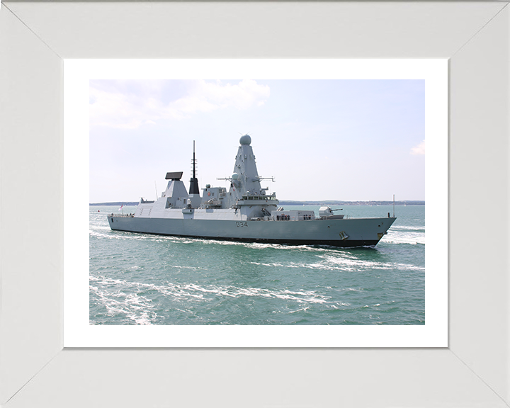 HMS Diamond D34 Royal Navy Type 45 Destroyer Photo Print or Framed Print - Hampshire Prints