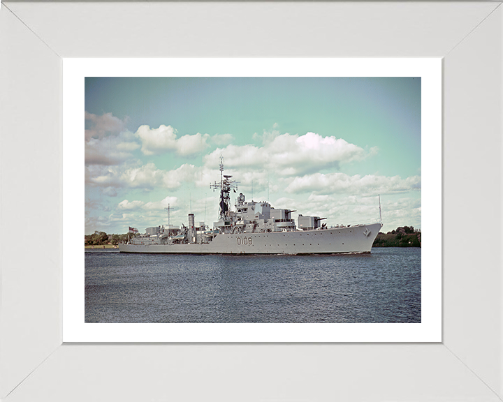 HMS Dainty D108 Royal Navy Daring class destroyer Photo Print or Framed Print - Hampshire Prints