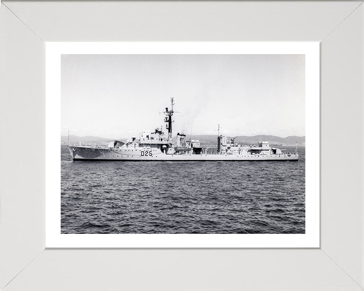 HMS Carysfort D25 (R25) Royal Navy C class destroyer Photo Print or Framed Print - Hampshire Prints