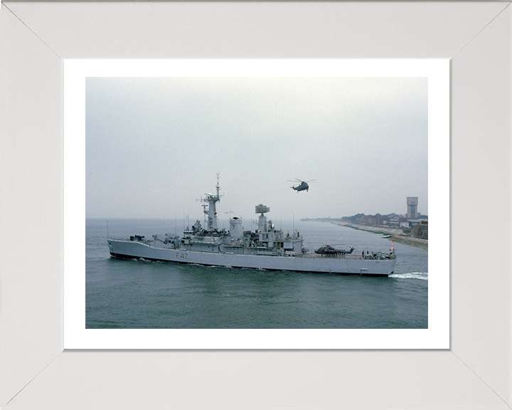 HMS Danae F47 Royal Navy Leander Class Frigate Photo Print or Framed Print - Hampshire Prints