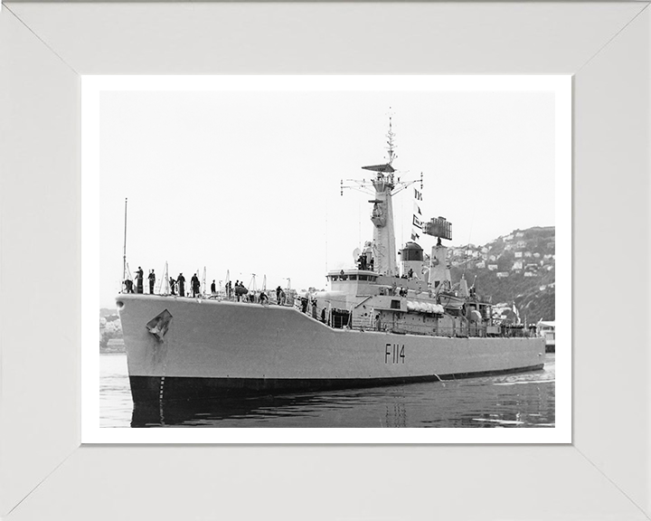 HMS Ajax F114 Royal Navy Leander Class Frigate Photo Print or Framed Print - Hampshire Prints