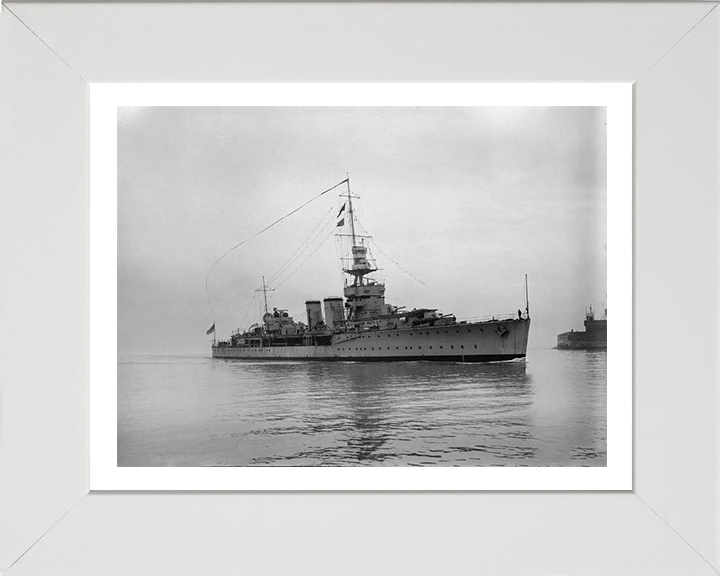 HMS Cardiff D58 Royal Navy C class light cruiser Photo Print or Framed Photo Print - Hampshire Prints