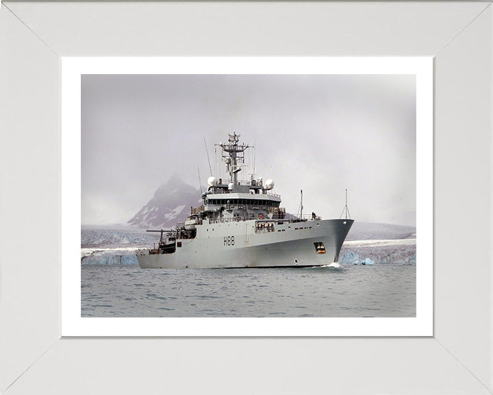 HMS Enterprise H88 | Photo Print | Framed Print | Hydrographic Survey Vessel | Royal Navy - Hampshire Prints